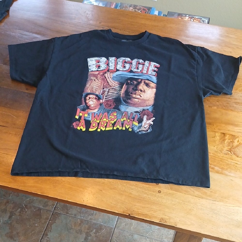 VTG Notorious B.I.G. BIGGIE It Was All A Dream, Black Graphic Tee